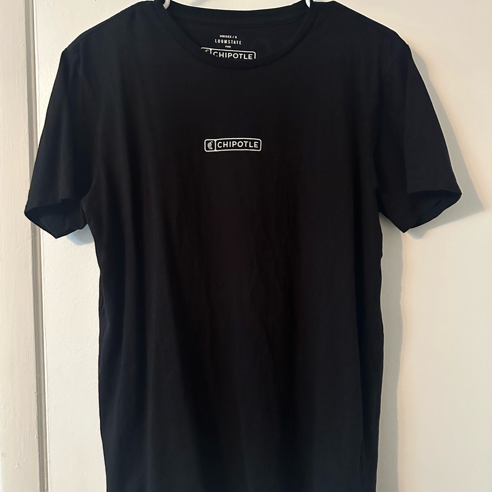 Chipotle Vintage Black Crew Neck Short Sleeve Tee - Real & Delicious Ingredients